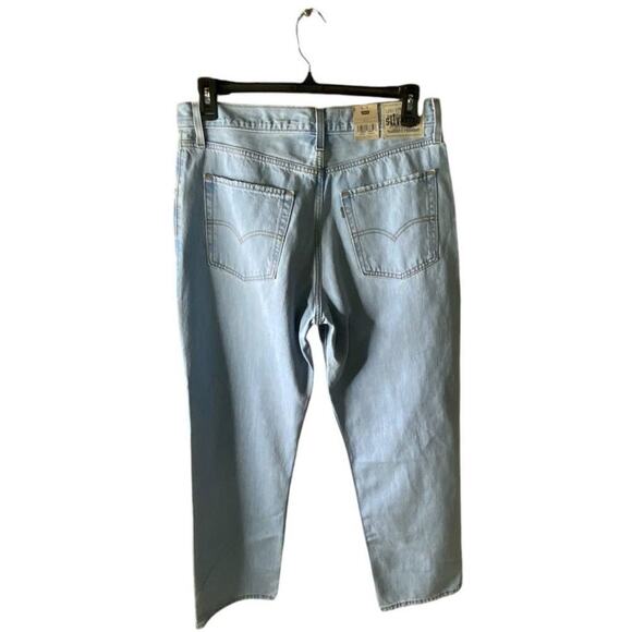 Levis Silver Tab 1994 Baggy Jeans Mens 31x31 Straight Mid Rise Distressed NWT - Picture 2 of 13